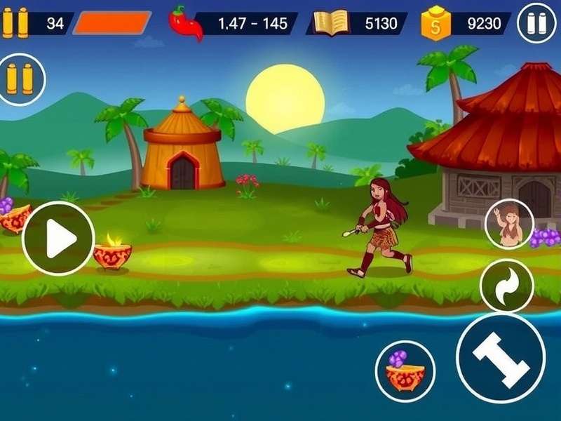 Chilli Warrior Adventure Run gameplay screenshot
